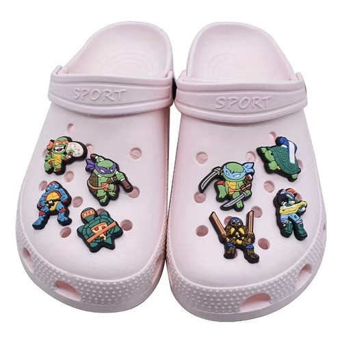 Ninja turtle shoe charms - 10,