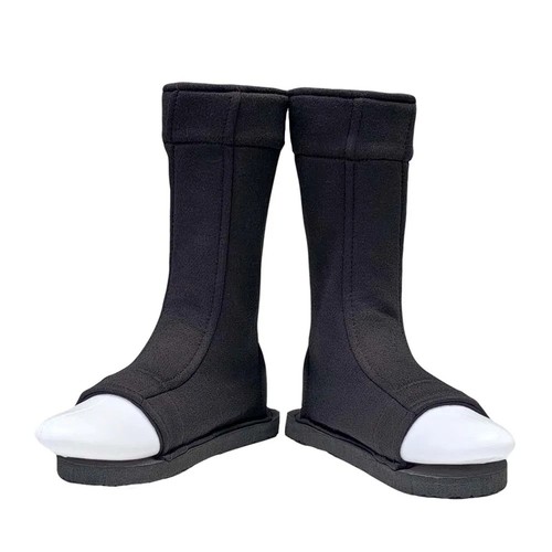 Black ninja cosplay shoes - black,